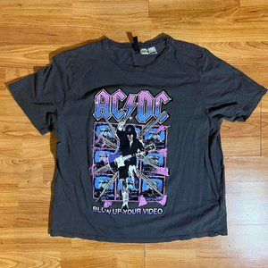 Y2K Skater AC DC T-shirt